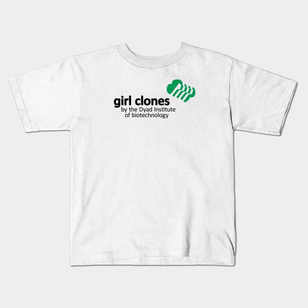 Girl Clones Kids T-Shirt by monsieurgordon